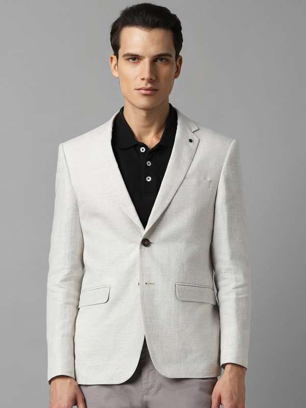 Louis philippe linen blazer clearance