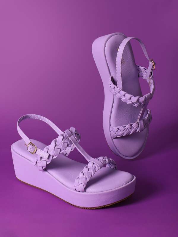 Purple Women Shoes Wedges Buy Purple Women Shoes Wedges online in India