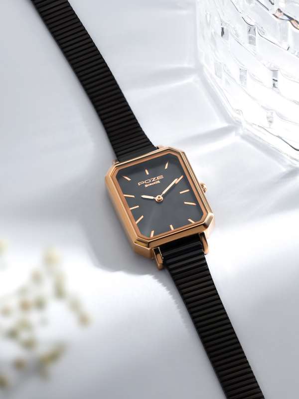 Sonata strap watches for womens best sale