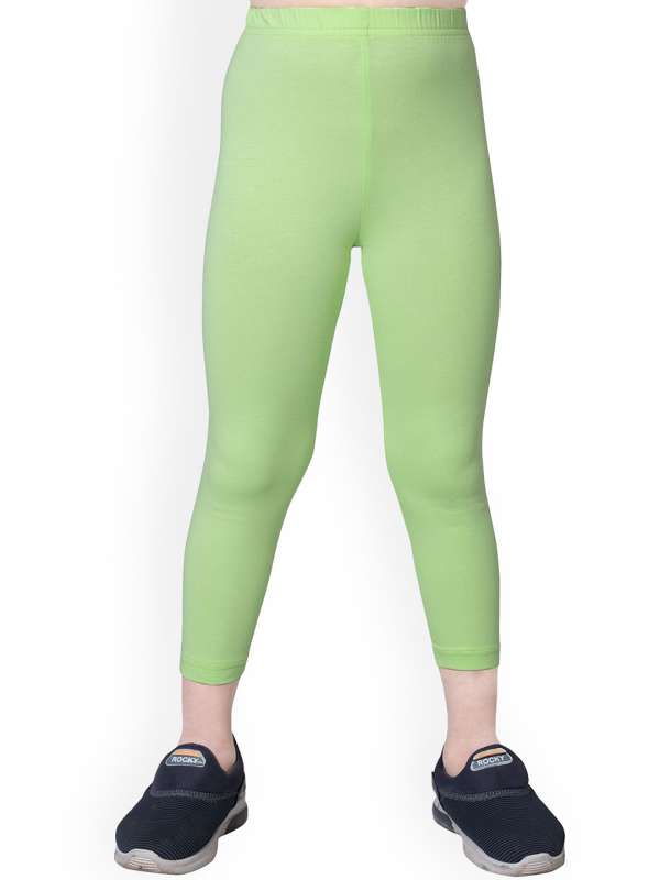 Green GIRLS & TEENS Girls' Short Length Premium Leggings 2793010