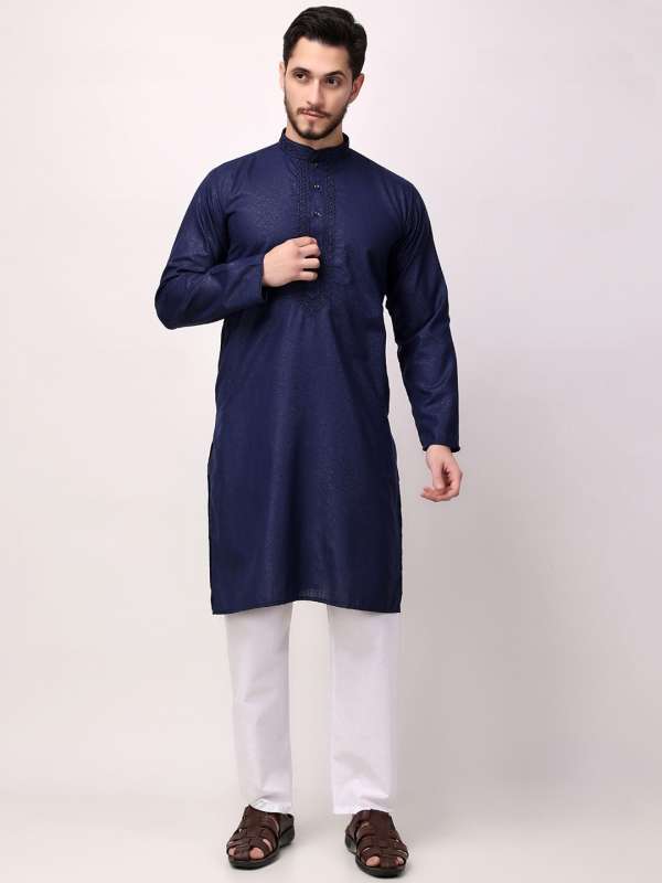 Blue Kurtas Pyjama Buy Blue Kurtas Pyjama online in India