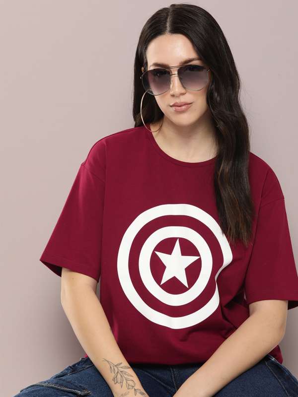 Captain america t shirt india sale