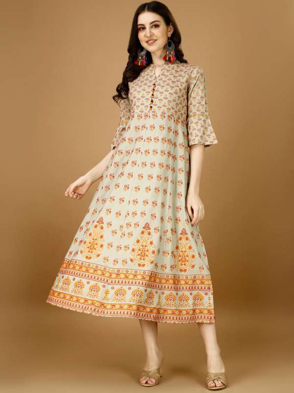 Myntra long frock for ladies hotsell