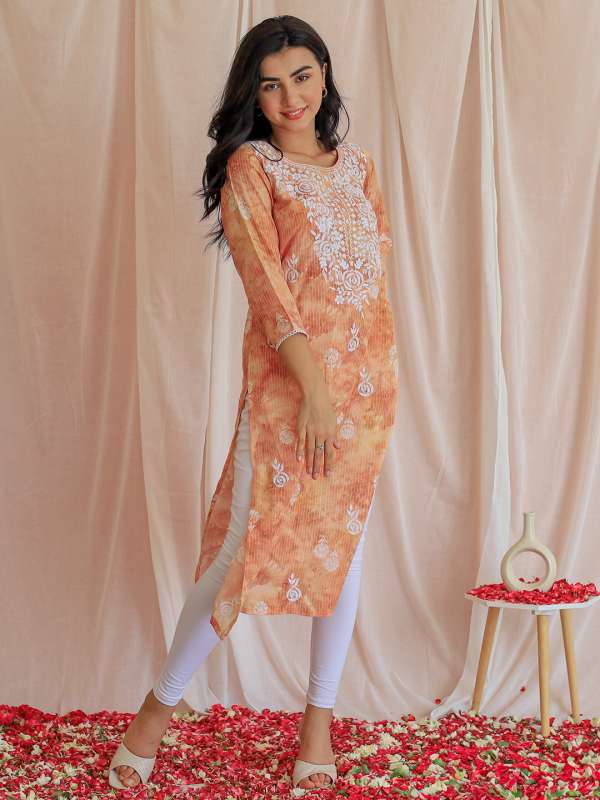 Libas Rust Kurtas Buy Libas Rust Kurtas online in India