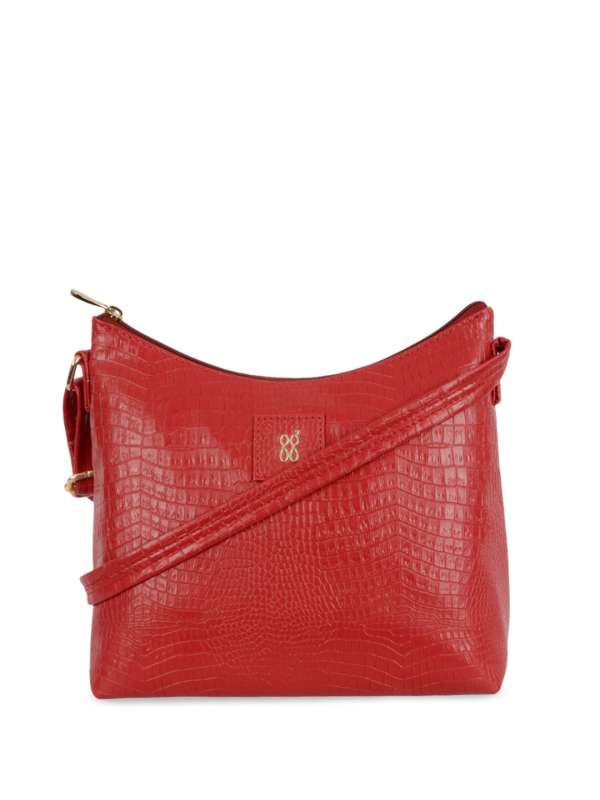 Baggit red handbag deals