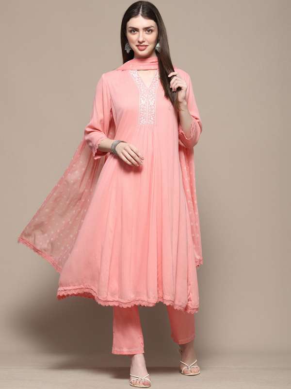 Biba pink suit set new arrivals