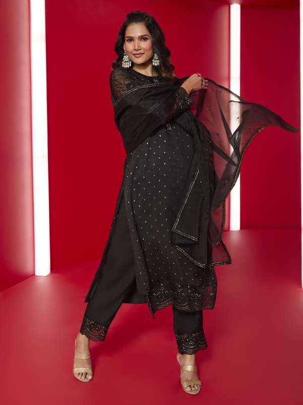 Soch Black Apparel Set Buy Soch Black Apparel Set online in India