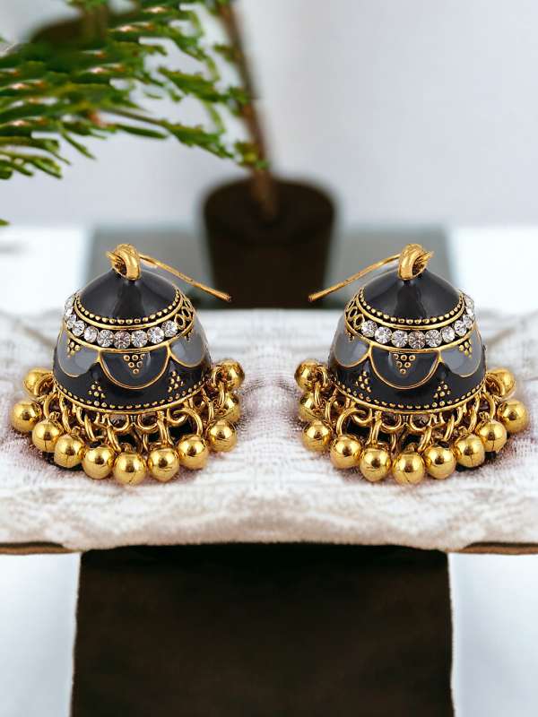 Black Jhumka Buy Black Jhumka online in India