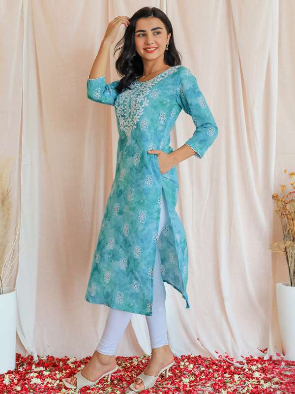 Libas Embroidered Kurtas Buy Libas Embroidered Kurtas online in India