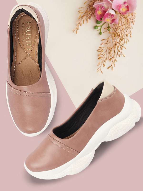 Peach slip on shoes hot sale