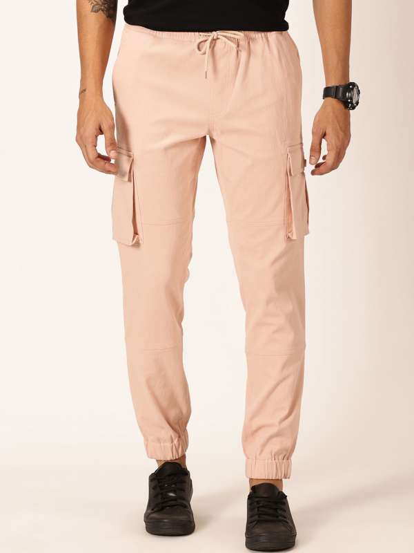 Peach Men Trousers Casual Buy Peach Men Trousers Casual online in India