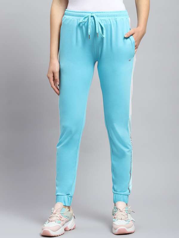 Turquoise Blue Track Pants Buy Turquoise Blue Track Pants online in India