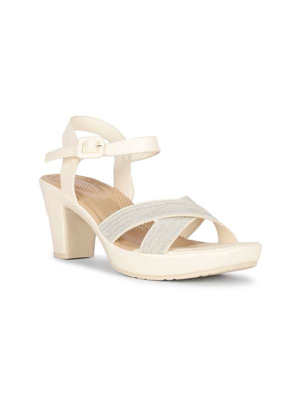 Bata white heels store