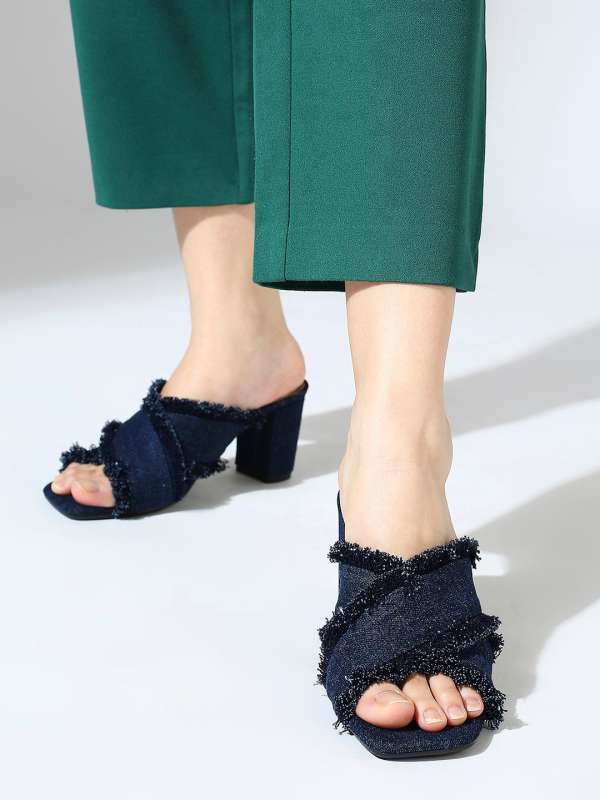 Inc 5 Navy Blue Heels Buy Inc 5 Navy Blue Heels online in India