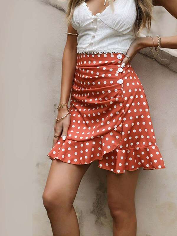 Polka dot skirt online india online