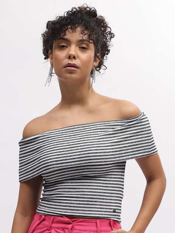 Elle Black Tops Buy Elle Black Tops online in India