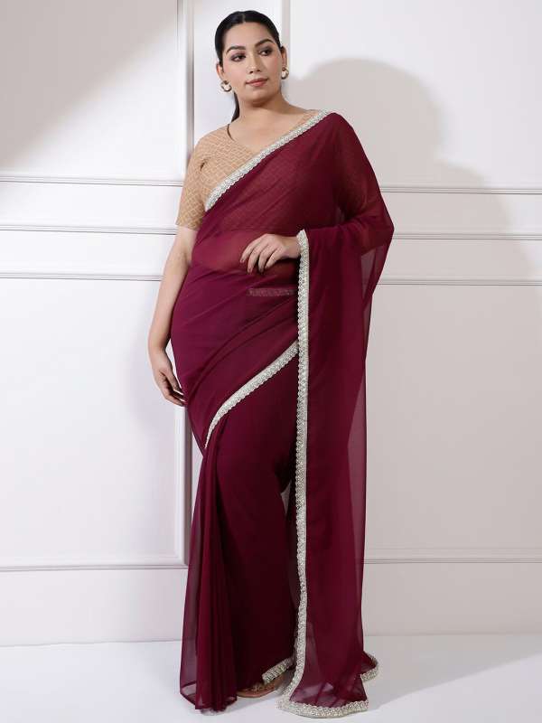 Plus size saree discount