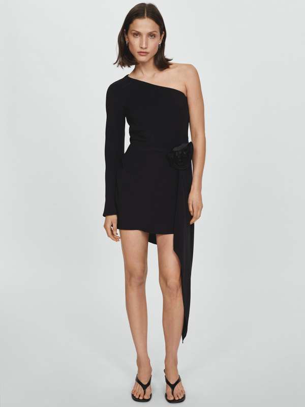 Mango one shoulder dress 2025