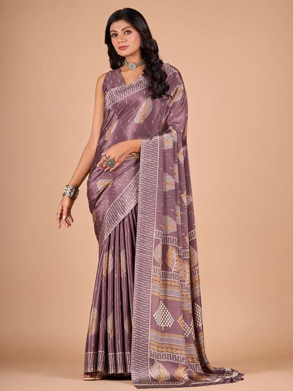 Myntra crepe sarees hot sale