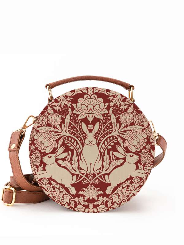 Round sling bag myntra shop