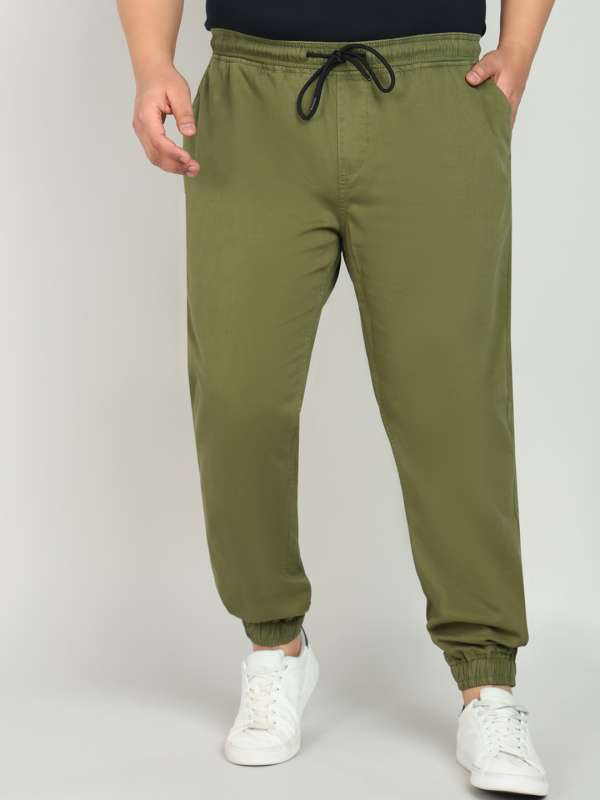 Ivoc olive solid joggers sales