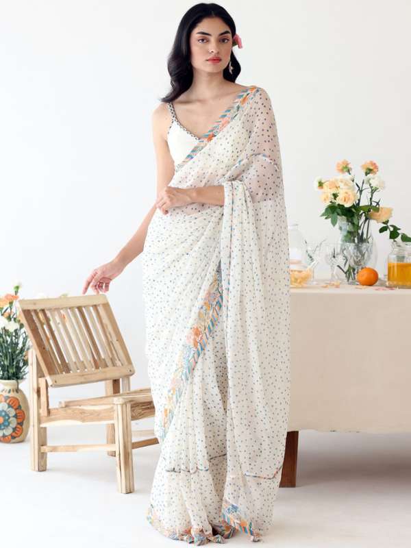 Off shoulder saree jacket designs deals