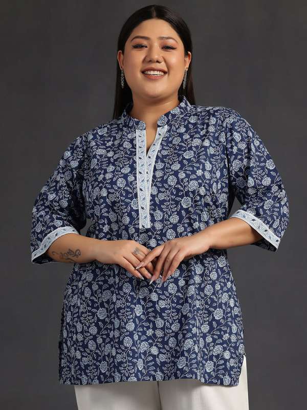 Lovely Lady Navy Blue Kurtis Buy Lovely Lady Navy Blue Kurtis online in India