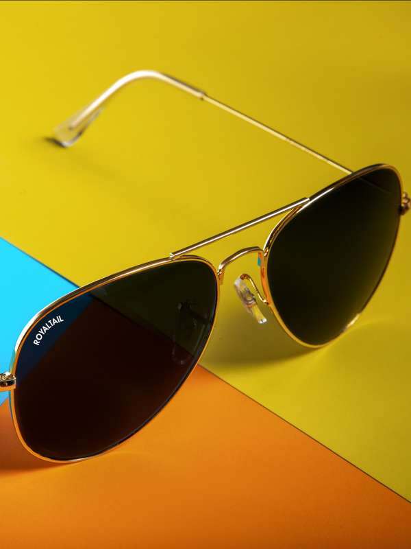Gold frame sunglasses top