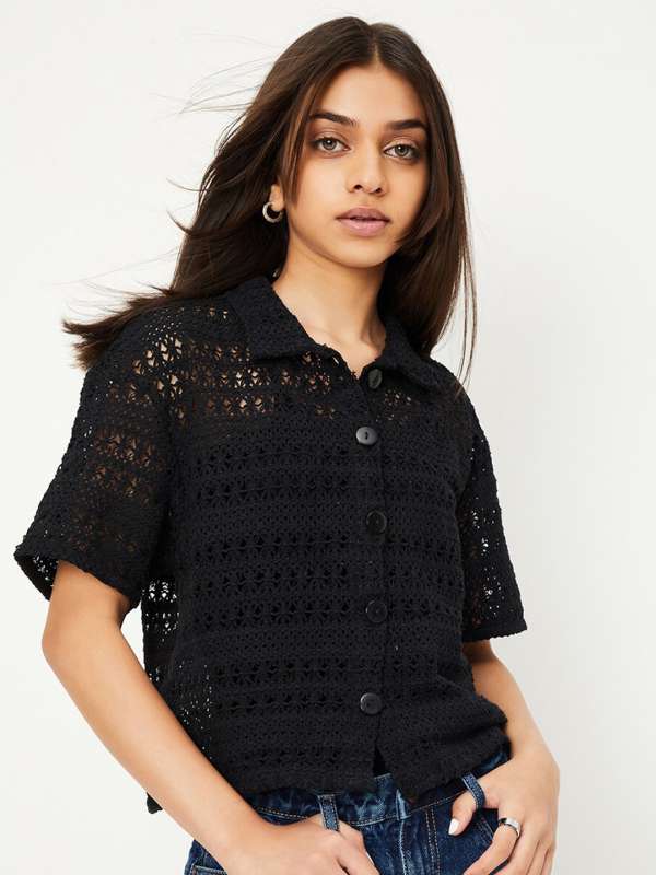 Black Shirt For Girls Buy Black Shirt For Girls online in India