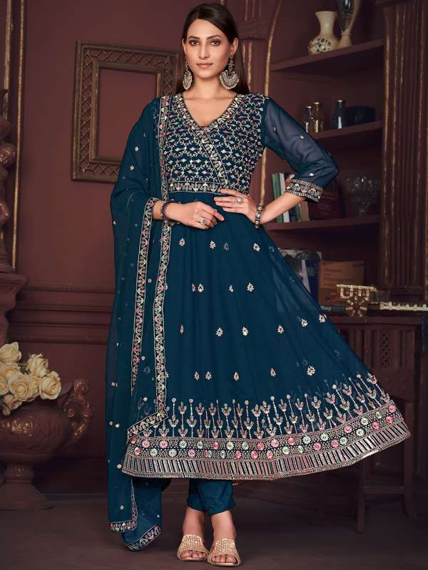 Material for anarkali dress store