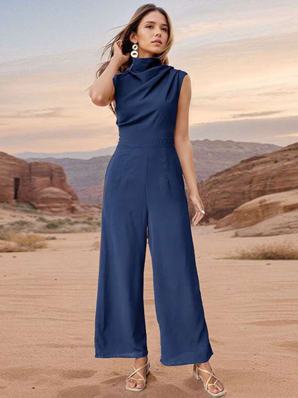Cowl neck jumpsuit sales