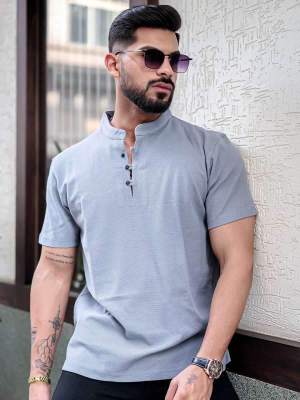 Men Henley Tshirts Buy Men Henley Tshirts online in India