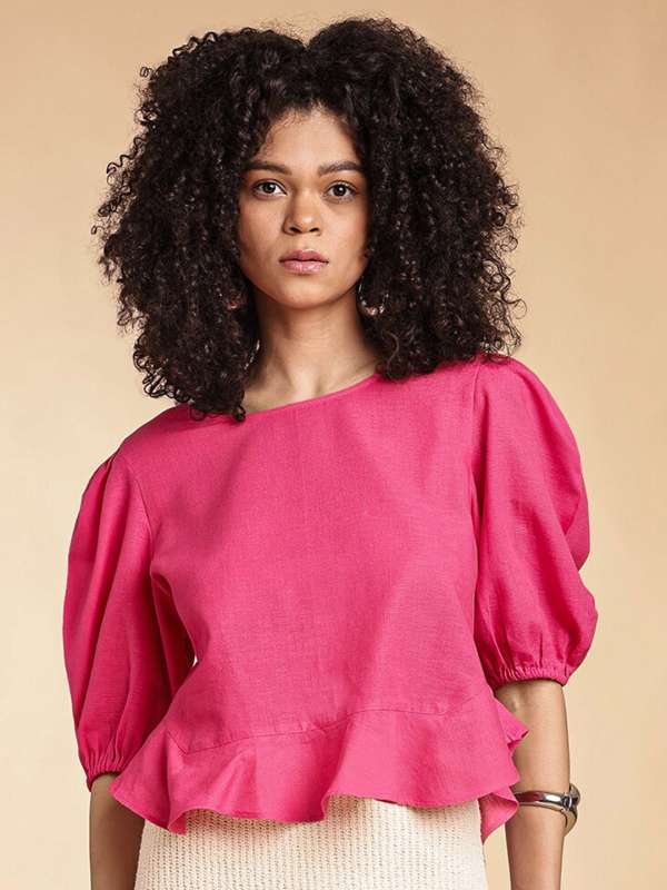 Peplum casual tops online