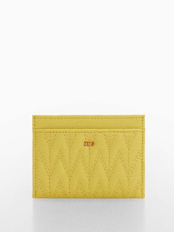 Light yellow wallet outlet