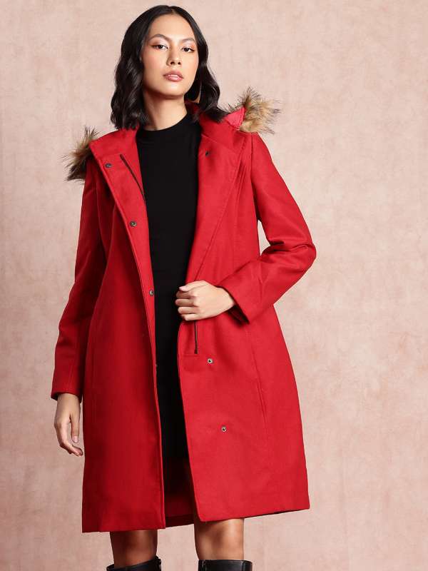 One Below Knee Length Coats Buy One Below Knee Length Coats online in India