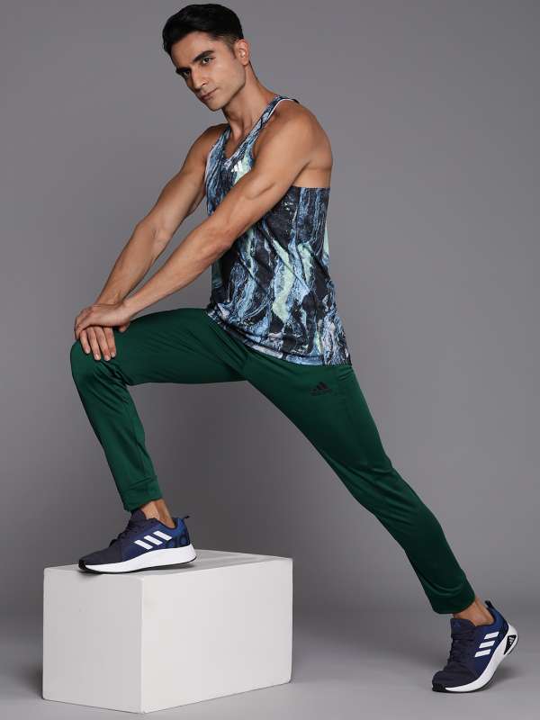 Adidas Green Track Pants Buy Adidas Green Track Pants online in India