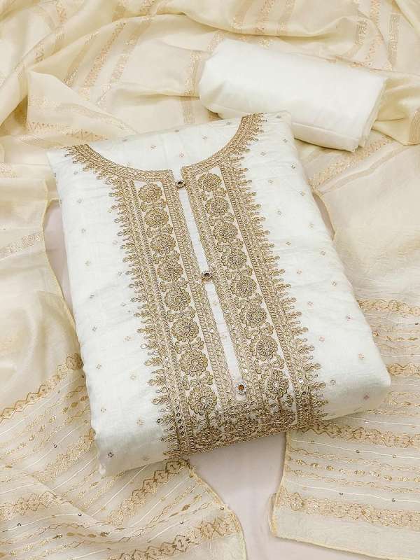 White churidar materials online shopping outlet