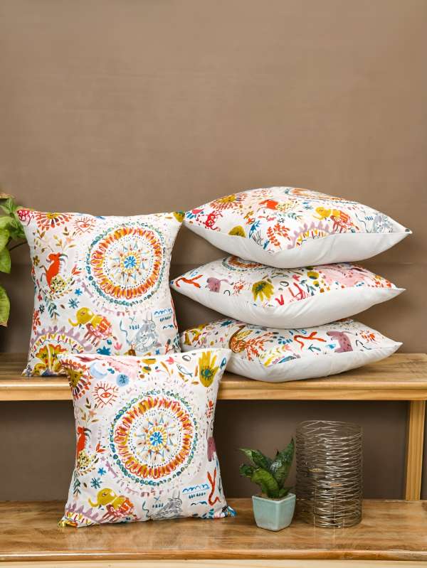 Orange Cushions Covers Buy Orange Cushions Covers online in India