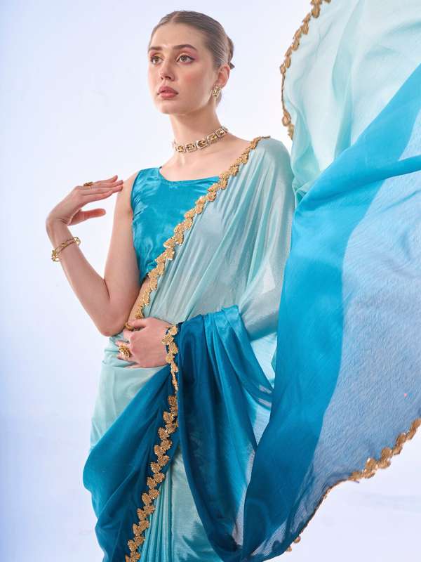 Chiffon Sarees Partywear Buy Chiffon Sarees Partywear online in India