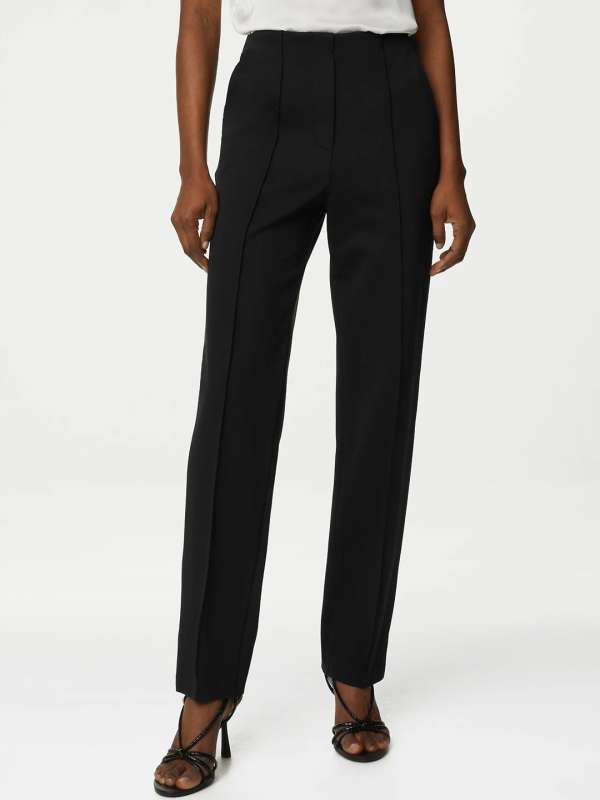 Marks and spencer black trousers ladies outlet