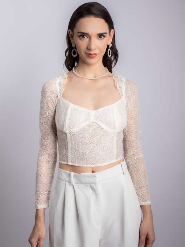Lace Crochet Tops Buy Lace Crochet Tops online in India