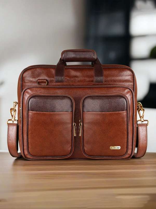 Buy Leather Laptop Bags Online in India Myntra