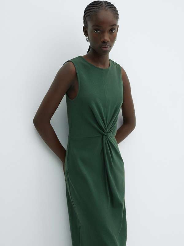 Mango Green Dresses Buy Mango Green Dresses online in India