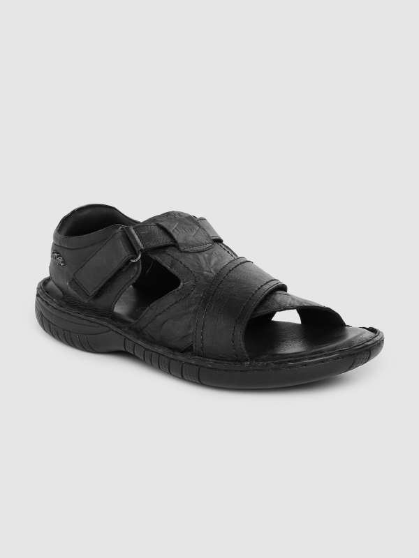 Lee Cooper Black Sandal Buy Lee Cooper Black Sandal online in India