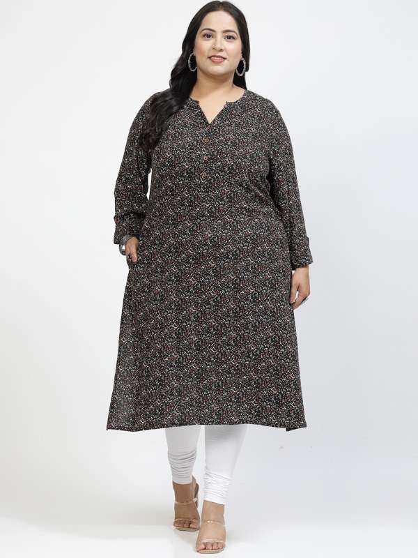 Myntra plus size kurtis shop