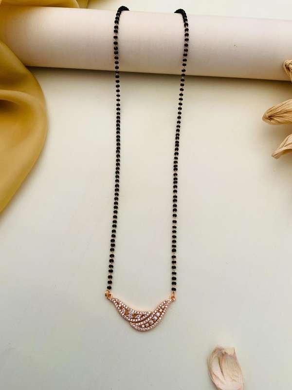 Tanishq Diamond S Mangalsutra Tanaami Buy Tanishq Diamond S Mangalsutra Tanaami online in India