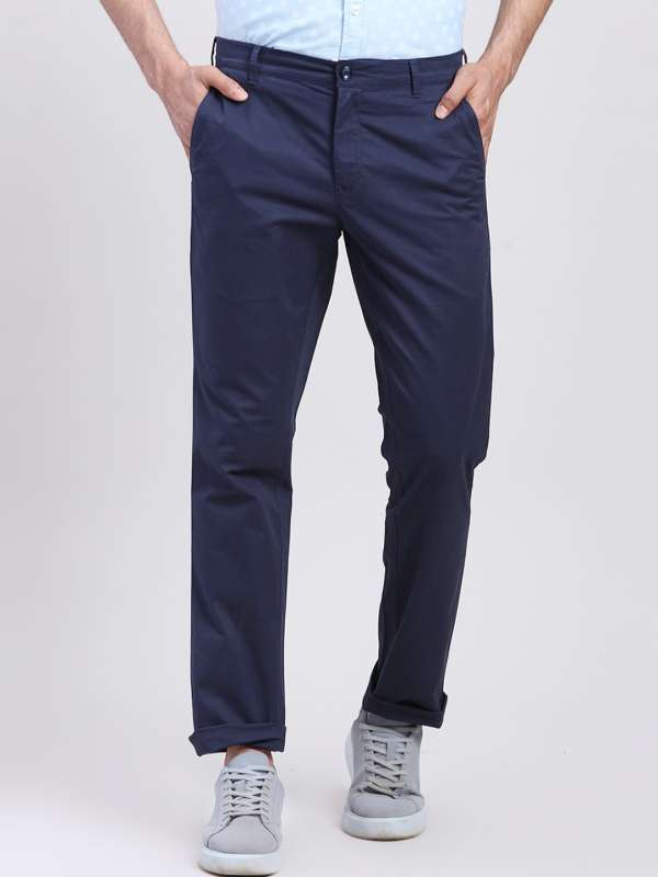 Color plus pleated trousers discount