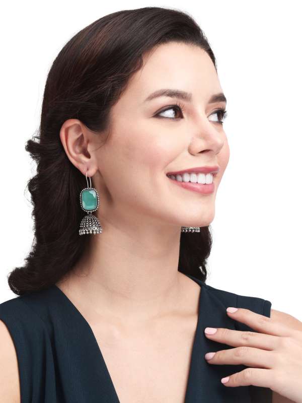Earrings for long kurtis sale