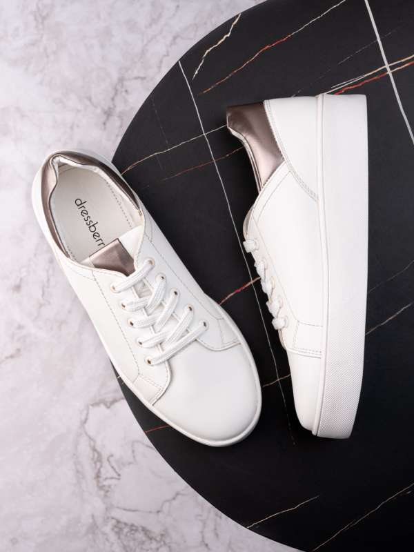 Dressberry White Regular Casual Sneakers 8516067.htm Buy Dressberry White Regular Casual Sneakers 8516067.htm online in India