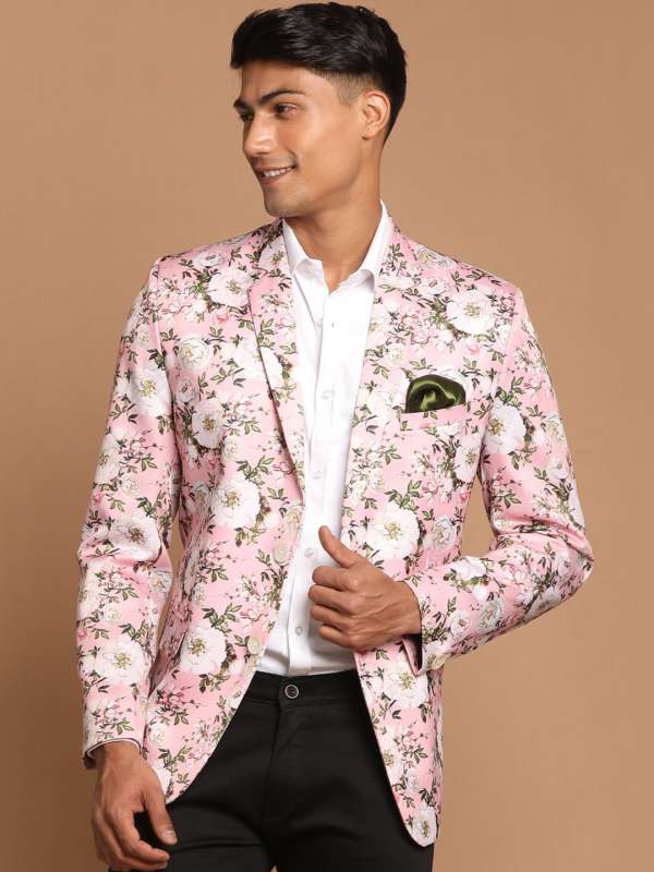 Printed blazers design for mens shop
